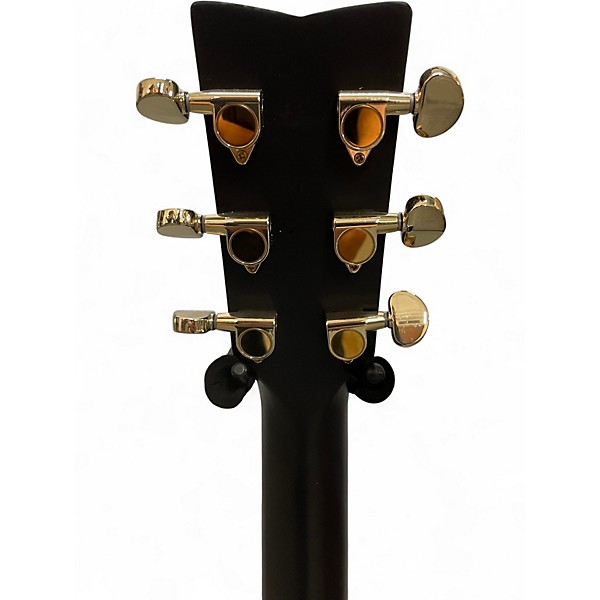 Used Yamaha FX335C Black Acoustic Electric Guitar