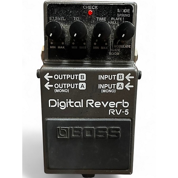 Used BOSS RV5 Digital Reverb Effect Pedal