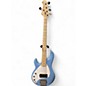 Used Sterling by Music Man Stingray5 Left Handed Blue Electric Bass Guitar thumbnail