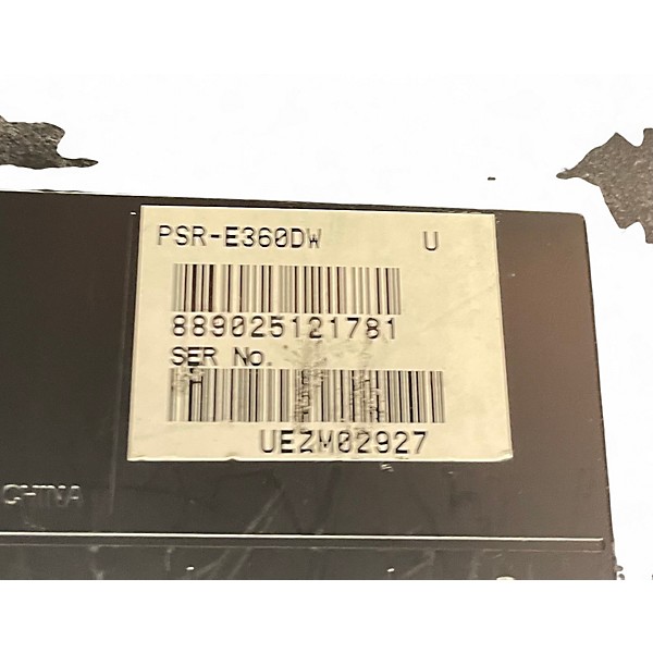 Used Yamaha PSRE360 Digital Piano