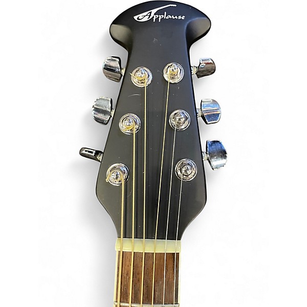 Used Applause AE28 Black Acoustic Electric Guitar