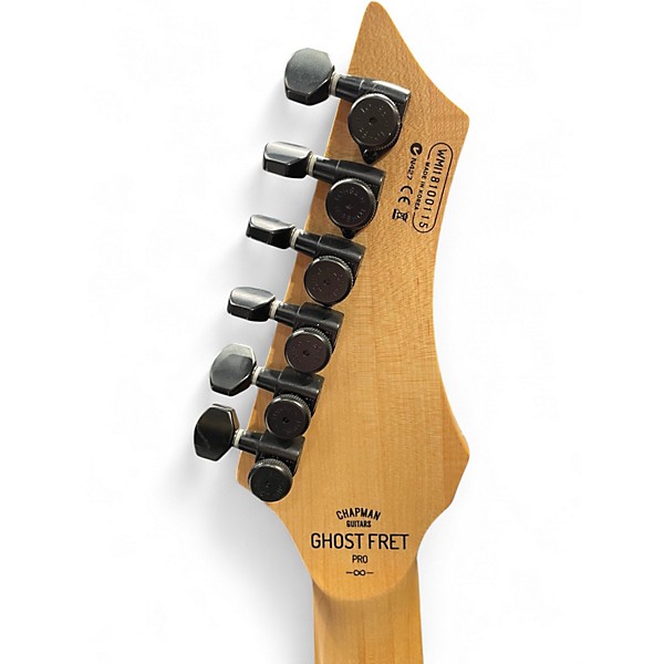 Used Chapman GHOST FRET PRO SATIN BLUE BURST Solid Body Electric Guitar