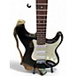 Used Squier Standard Stratocaster Black Solid Body Electric Guitar