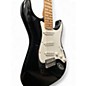 Vintage 1980s Fender Stratocaster Black Solid Body Electric Guitar