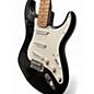 Vintage 1980s Fender Stratocaster Black Solid Body Electric Guitar