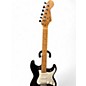 Vintage 1980s Fender Stratocaster Black Solid Body Electric Guitar
