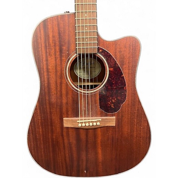 Used Fender CD60CE Dreadnought Mahogany Acoustic Electric Guitar