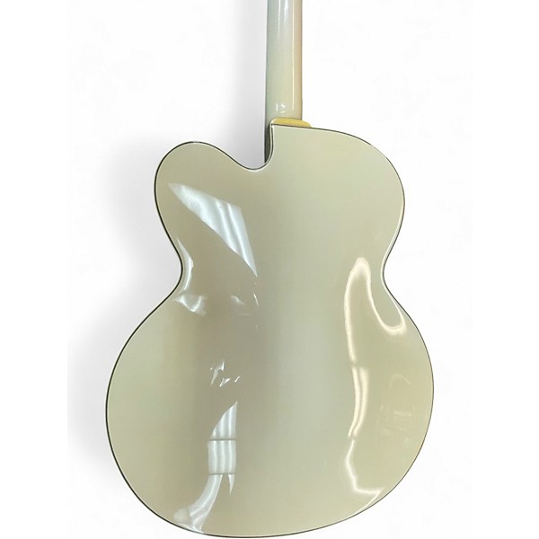 Vintage 1997 Washburn J9 WASHINGTON Cream Hollow Body Electric Guitar