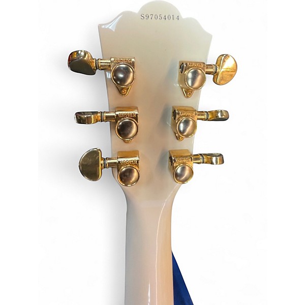 Vintage 1997 Washburn J9 WASHINGTON Cream Hollow Body Electric Guitar