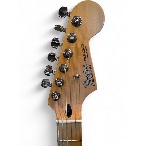 Used Fender Standard Stratocaster Olympic White Solid Body Electric Guitar