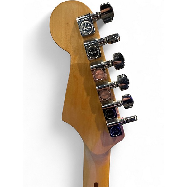 Used Fender Standard Stratocaster Olympic White Solid Body Electric Guitar