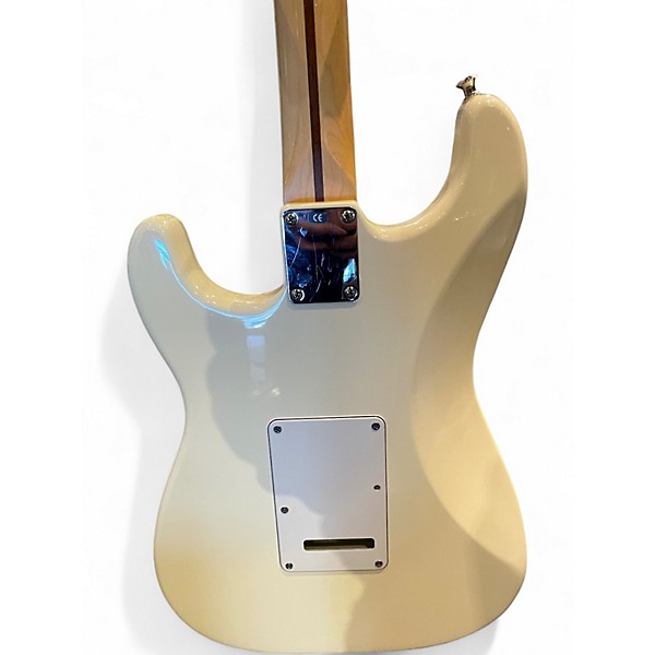 Used Fender Standard Stratocaster Olympic White Solid Body Electric Guitar