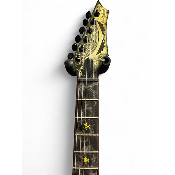 Used Dean Zero Dave Mustaine In Deth We Trust Custom Graphic Solid Body Electric Guitar