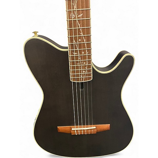 Used Ibanez TOD10N  BLACK Classical Acoustic Electric Guitar