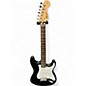 Used Squier Standard Stratocaster Black and White Solid Body Electric Guitar
