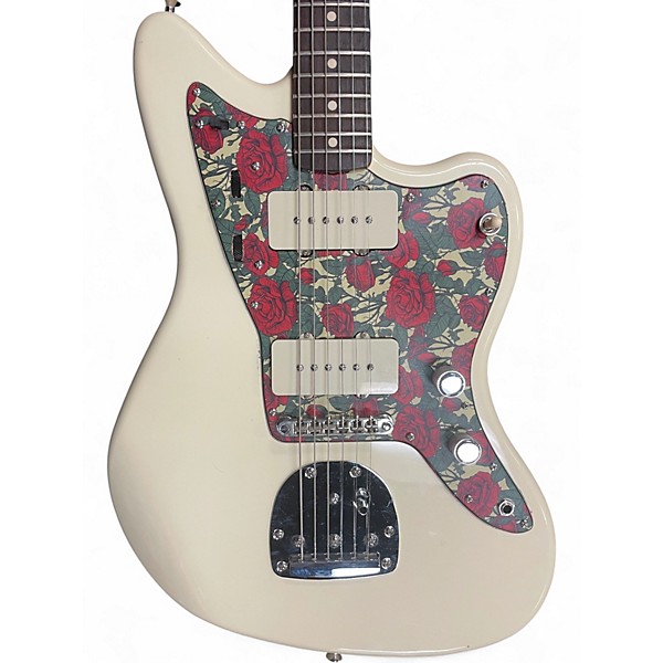 Used Squier J Mascis Jazzmaster Olympic White Solid Body Electric Guitar