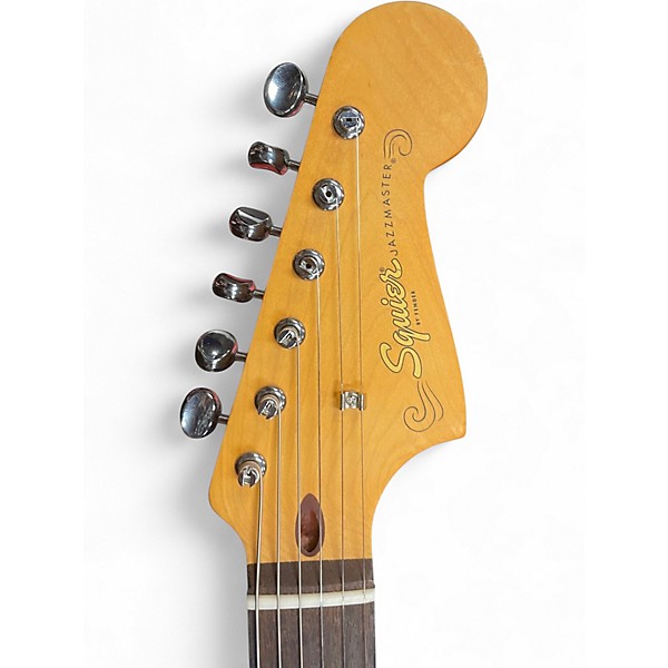 Used Squier J Mascis Jazzmaster Olympic White Solid Body Electric Guitar