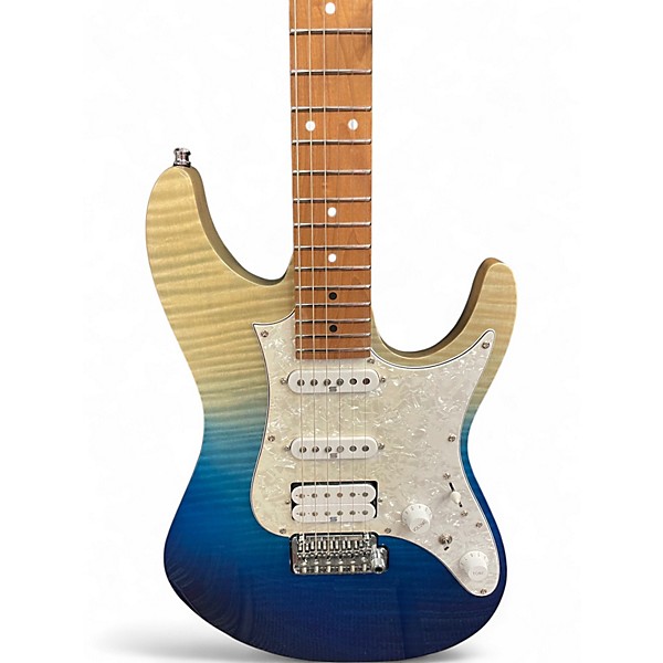 Used Ibanez AZ224F Premium Blue Iceberg Gradation Solid Body Electric Guitar
