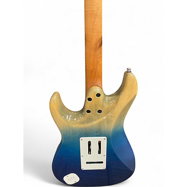 Used Ibanez AZ224F Premium Blue Iceberg Gradation Solid Body Electric Guitar