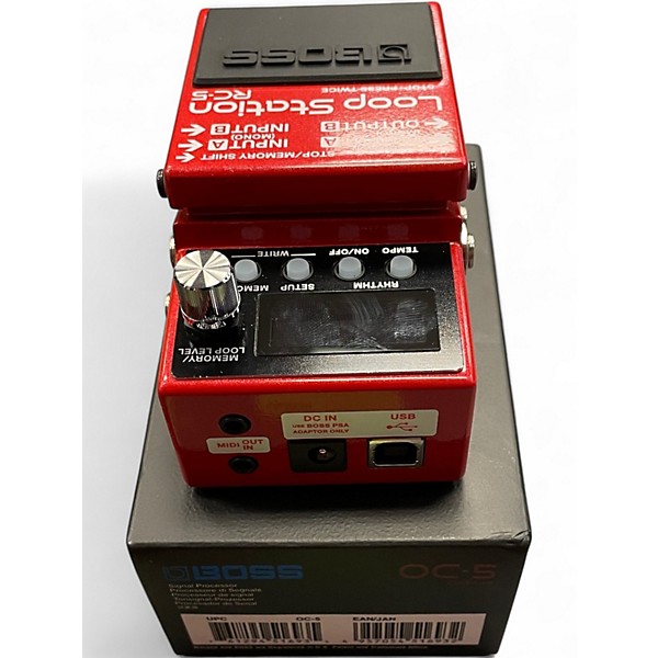 Used BOSS RC5 Loop Station Pedal