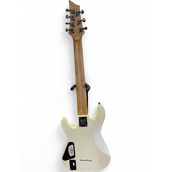 Used Schecter Guitar Research IM24050245 White Solid Body Electric Guitar