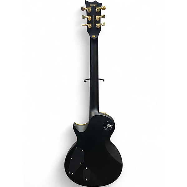 Used ESP LTD EC1000 Black and Gold Solid Body Electric Guitar