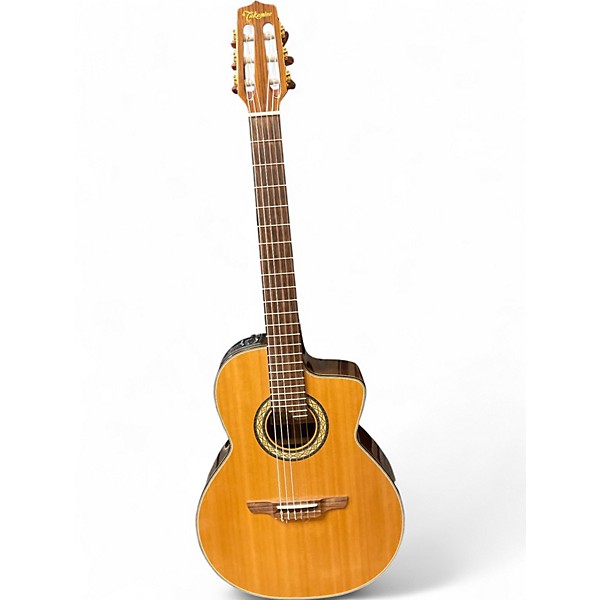Used Takamine TC135SC Natural Classical Acoustic Electric Guitar