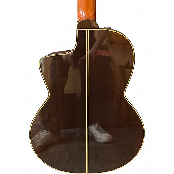 Used Takamine TC135SC Natural Classical Acoustic Electric Guitar
