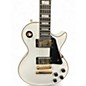 Used 2023 Epiphone Les Paul Custom White Solid Body Electric Guitar