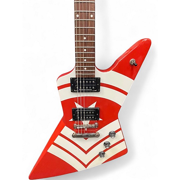 Used 2018 Epiphone  Jason Hook M4 Custom Graphic Solid Body Electric Guitar