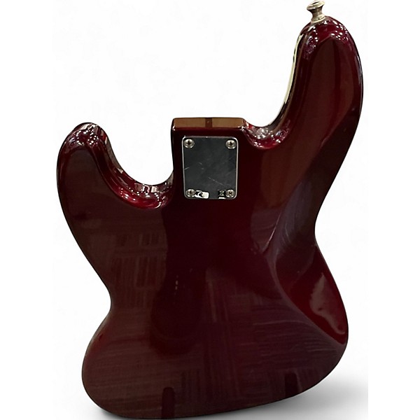Used Fender Standard Jazz Bass V 5 String Midnight Wine Electric Bass Guitar