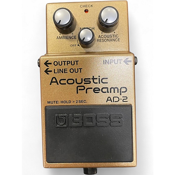 Used BOSS AD2 Acoustic Preamp Guitar Preamp