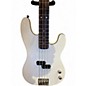 Used Fender Aerodyne Precision Bass Bright White Electric Bass Guitar
