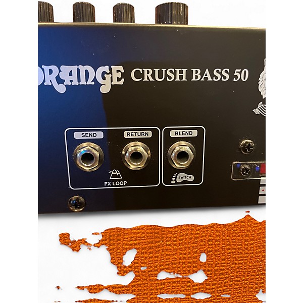 Used Orange Amplifiers Crush Bass 50 Bass Combo Amp