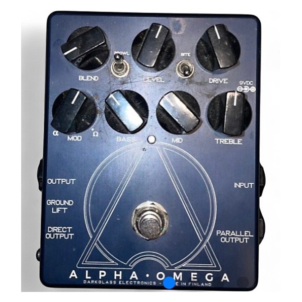 Used Darkglass Alpha Omega Bass preamp Pedal