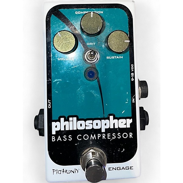 Used Pigtronix Philosopher Bass Compressor Bass Effect Pedal