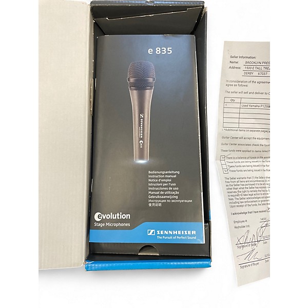 Used Sennheiser E835 Dynamic Microphone