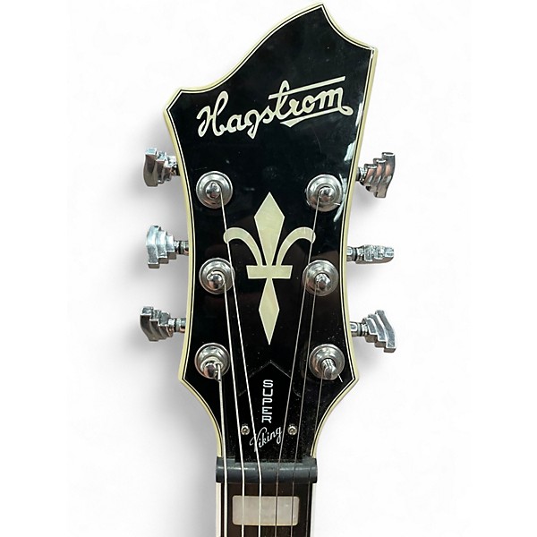 Used Hagstrom super viking Sunburst Hollow Body Electric Guitar