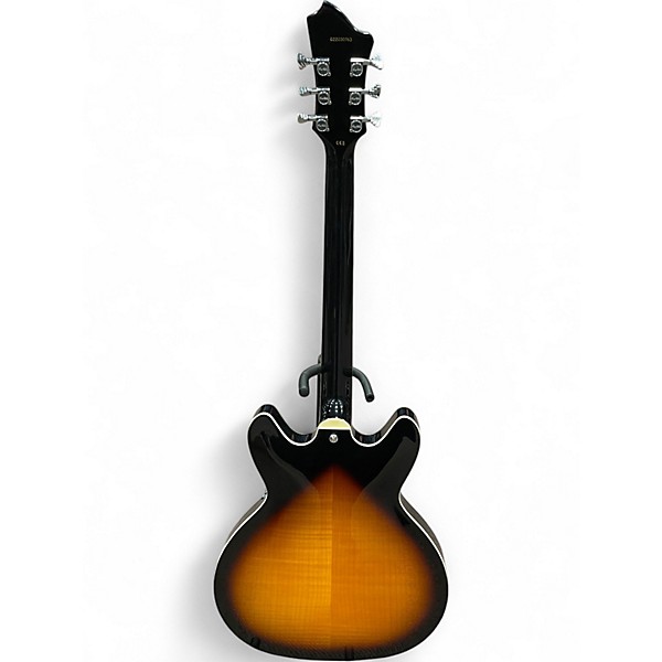 Used Hagstrom super viking Sunburst Hollow Body Electric Guitar