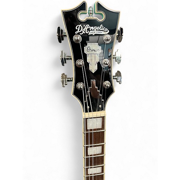 Used D'Angelico Premiere DC Surf Green Hollow Body Electric Guitar