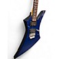 Used Jackson Kelly Performer Trans Blue Solid Body Electric Guitar