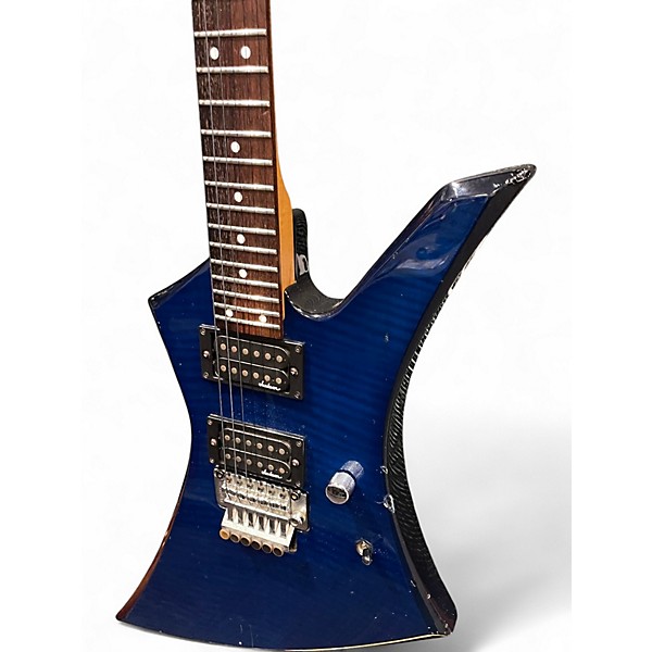 Used Jackson Kelly Performer Trans Blue Solid Body Electric Guitar