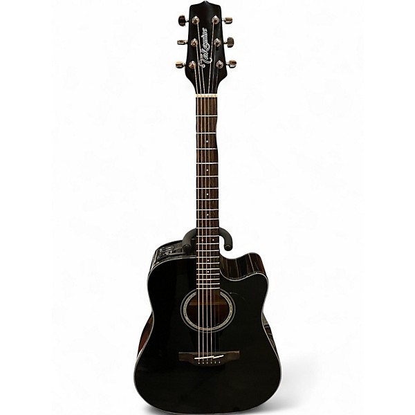 Used Takamine GD30CE Black Acoustic Electric Guitar