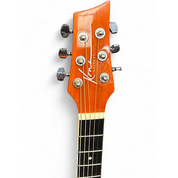 Used Kona K394D Natural Acoustic Guitar