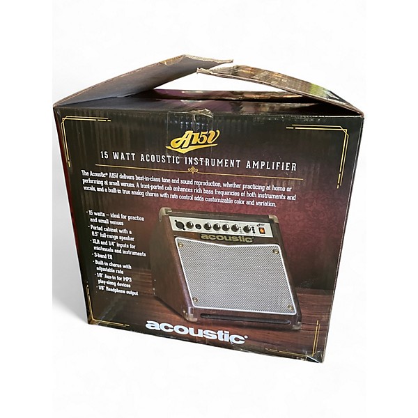 Used Acoustic A15 15W 1x6.5 Acoustic Guitar Combo Amp