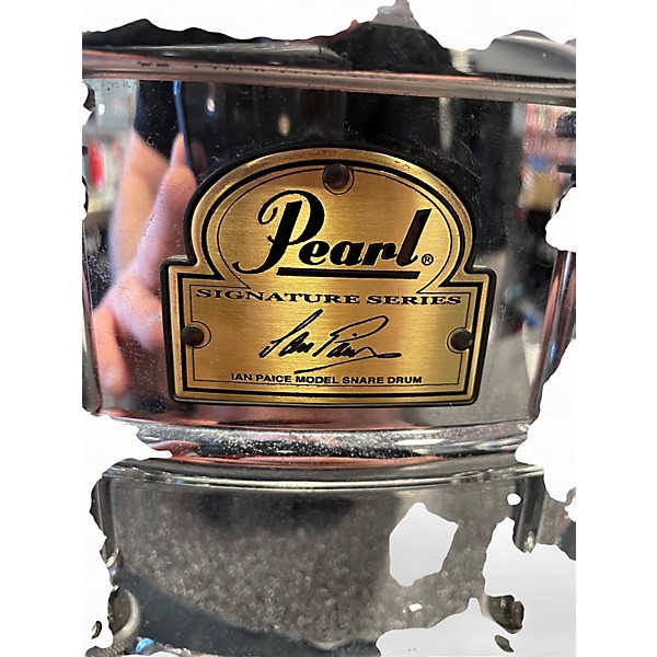 Used Pearl 14X6.5 Ian Paice Signature Snare CHROME Drum