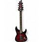 Used Schecter Guitar Research OMEN ELITE 6 Crimson Burst Solid Body Electric Guitar thumbnail