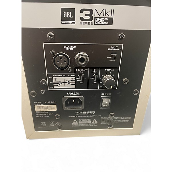 Used JBL 305P MKII PAIR Powered Monitor