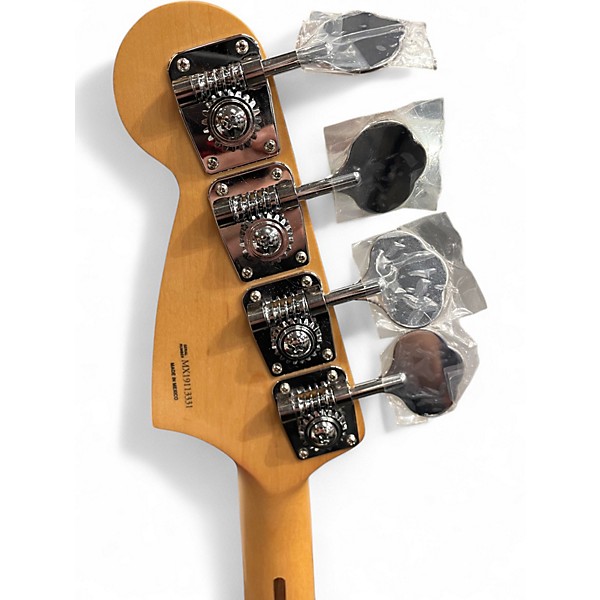 Used Fender Mustang Bass Surf Green Electric Bass Guitar