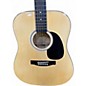 Used Squier 093-0300-021 Natural Acoustic Guitar